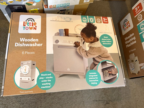 Aldi little town wooden - little,