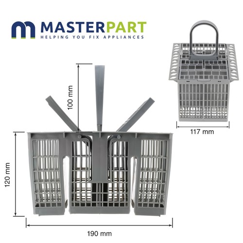 Grey slot dishwasher cutlery - slot,