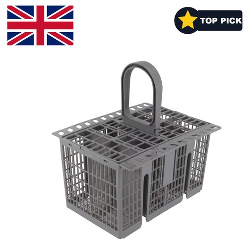 Grey dishwasher cutlery basket - cutlery,